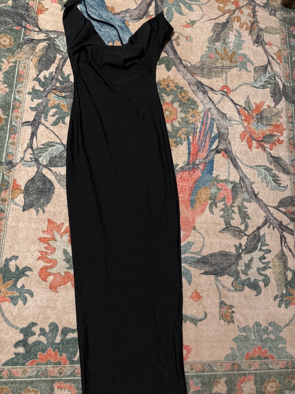 Black maxi dress